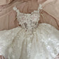 Amanda Boho Flower Lace Mini Ball Gown Prom Dresses Flower Straps Evening Dress Customize Short Wedding Dress Vestidos De Fiesta