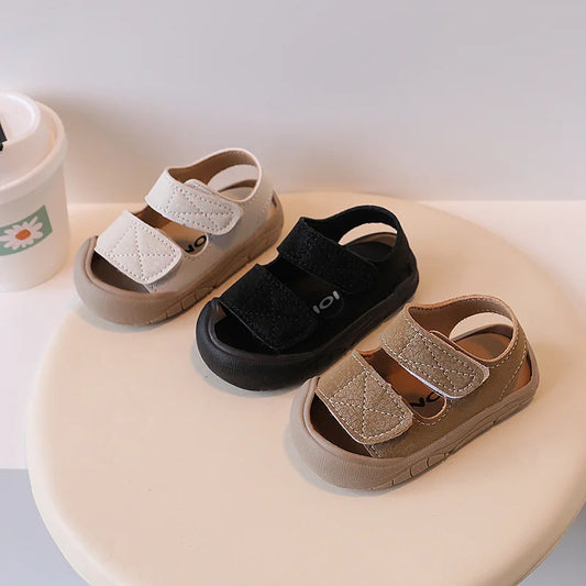 Fashion Girls' Shoes Soft Soled Kids Sandals Simple Baby Shoe Anti Slip Girls Beach Shoes Comfor Girl Sandals