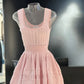 High-end New Short Dress Women's Summer French Style Exquisite Design Sense Niche Sleeveless Vest Stitching Dress 2024