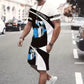 Hawaiian Coconut 3D Print Fashion Crew Neck Men's Suit Everyday Casual Short Sleeve And Shorts Harajuku Street Fashion Suit