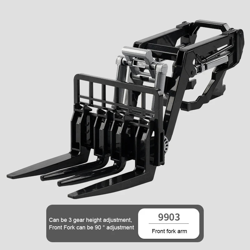 Радіокеровані іграшки RC Автоприцеп для фермерського трактора 1/24 2.4G Дистанційне керування Інженерна будівельна вантажівка Фермерська машина подарунок для дітей хлопчиків