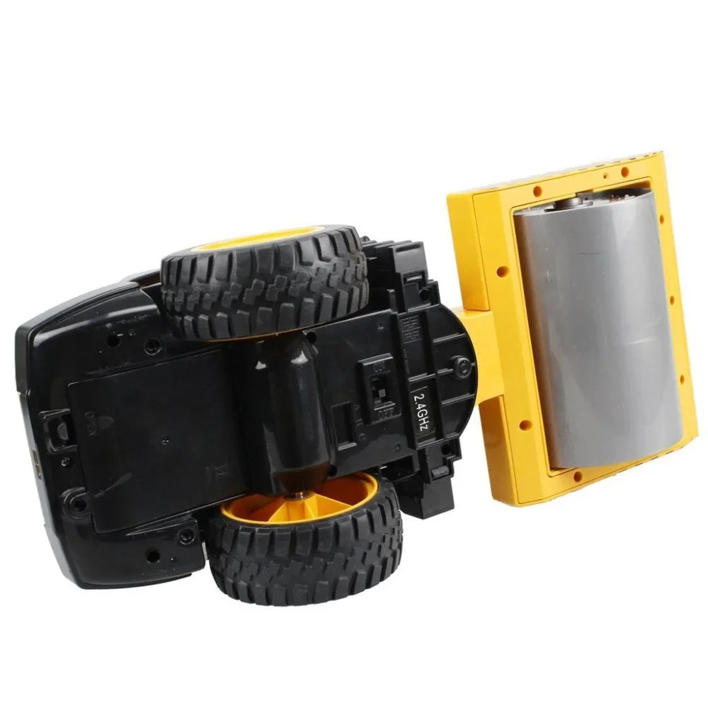 Двоколісний RC вантажівка Double E E522 дорожній каток 2.4G з дистанційним керуванням, однодисковий вібраційний привід, інженерна електронна модель вантажівки, іграшки для хлопчиків