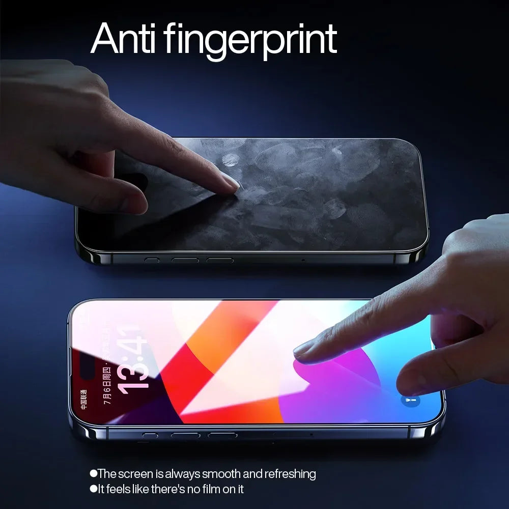 SmartDevil повноекранне загартоване скло для iPhone 16 Pro Max 16Pro Захисне скло для iPhone 15Pro 15 Pro Max HD Антиблакитне світло