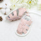 Casual Cute Love Sandals For Baby Girls, Breathable Non-slip Walking Shoes For Vacation Beach, Summer