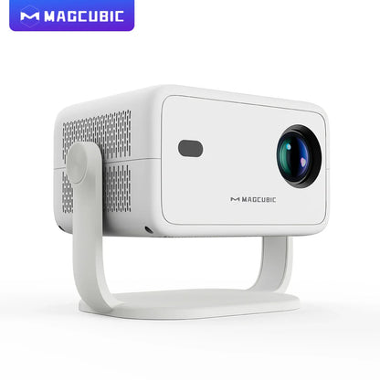 Magcubic Native 1080P 650ANSI 4K Android 11 L018 360° проектор з авто-корекцією трапецеїдальних спотворень, фокусом, повітряною мишею, Wifi6, BT5.2, портативний для використання на вулиці