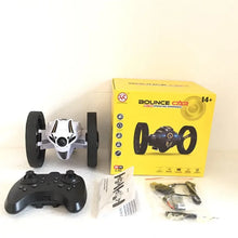 2.4G RC Stunt Bounce Car With Jumping Car Flexible Wheels Rotation LED Light Remote Control Vehicle birthday Toys Gift 12+y