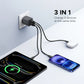 UGREEN 30W GaN зарядний пристрій PD 3.0 QC4.0 USB C зарядний пристрій для iPhone 16 15 14 Pro Samsung S25 Xiaomi планшет iPad Air Pro зарядний пристрій для телефону