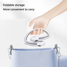 New Portable Neck Fan 5000mAh Foldable USB Rechargeable Bladeless Mute Wearable Neckband Fans Sports Air Cooling Fan