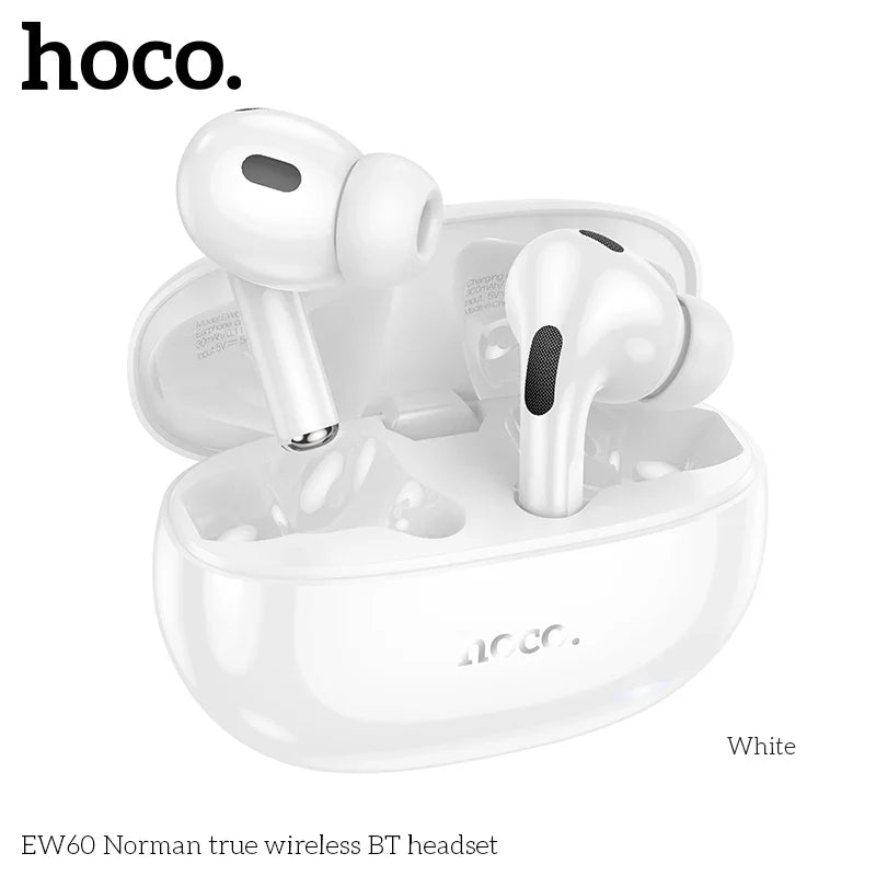 HOCO EW60 Бездротові Bluetooth Навушники Спортивна Гарнітура 5.3 З Низькою Затримкою 3D Об'ємним Звуком Сенсорні Навушники