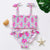 2-8Y New Fashion Kid Unicorn Design Bikini Set Lovely Two Pieces Child Swimwear Cute Girl Flouncing Swimsuit Summer Beachwear