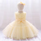 Summer Ceremony 1 Year Birthday Dress For Baby Girl Clothes Baptism Lace Princess Dress Girls Dresses Party Gown White Pink