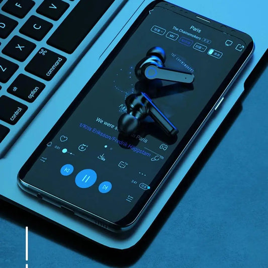 Оригінальні Bluetooth-навушники M19 бездротові внутрішньоканальні спортивні з інтелектуальним сенсорним LED-дисплеєм, дзеркальним сховищем, зарядним пристроєм і навушниками