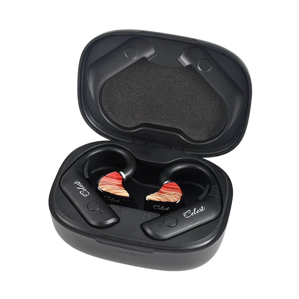 Навушники KINERA Celest T1 True Wireless Bluetooth 5.3 HIFI з вушним гачком Hi-Res для lgniteX Kuno Celest чорні