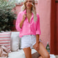 Elegant Long Sleeve Lapel Shirt Casual Spring Fall Button Loose Blouse Vintage Harajuku Solid Office Lady Top Cotton Linen Tunic