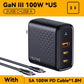 Зарядний пристрій VOLTME 100W GaN для Macbook, планшета, USB Type C, швидка зарядка для iPhone 15 14 13 12, Quick Charge 4.0 3.0
