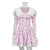 Summer Floral Printed Patchwork Mini Dress Female V-Neck Short Sleeve Slim Fashion Elegant Party Dresses Gown For Women Vestidos