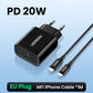 UGREEN Швидка зарядка 4.0 3.0 QC PD Зарядний пристрій 20W QC4.0 QC3.0 USB Type C Швидкий зарядний пристрій для iPhone 16 15 14 Pro Xiaomi Телефон PDCharger