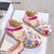 Girls Sandals New 2025 Summer Fashion Princess Party Dress Shoes Kids Colorful Soft Sandals Toddler Children Beach Weave Flats