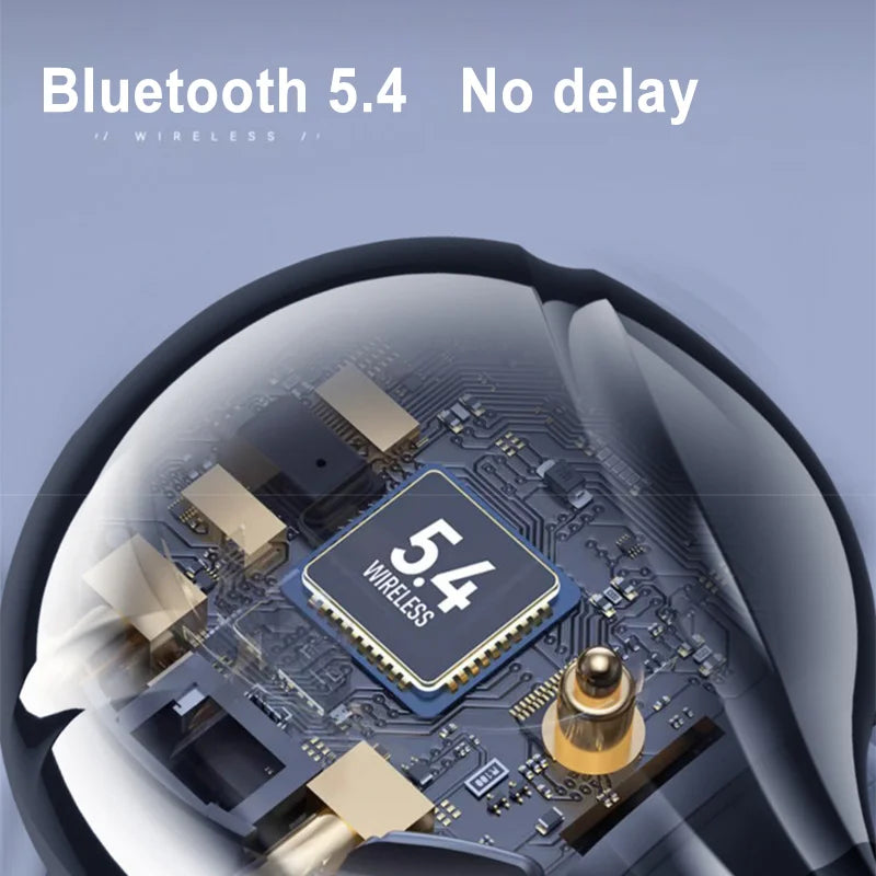 Бездротові Bluetooth навушники Xiaomi Redmi з кістковою провідністю, гарнітура HiFi, навушники-вкладиші з LED цифровим дисплеєм та сенсорним керуванням для смартфона