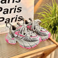 Women High Platform 6CM Casual Sneakers 2024 New Spring Lace-up Chunky Sneakers Korean All-match Designer Street Shoes Woman
