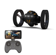 2.4G RC Stunt Bounce Car With WIFI HD Camera Jumping Car Flexible Wheels Rotation LED Light Remote Control Vehicle Toys Gift