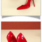 Temperament 12cm Super High Thin Heels Shoes Women Pumps Pointed Toe Colorful Patent Leather Stiletto Wedding Shoe Size 45