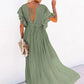 Women Swimsuit Cover Ups Mandarin Sleeve Kaftan Beach Tunic Dress Robe De Plage Solid White Pareo Beach Cover-ups