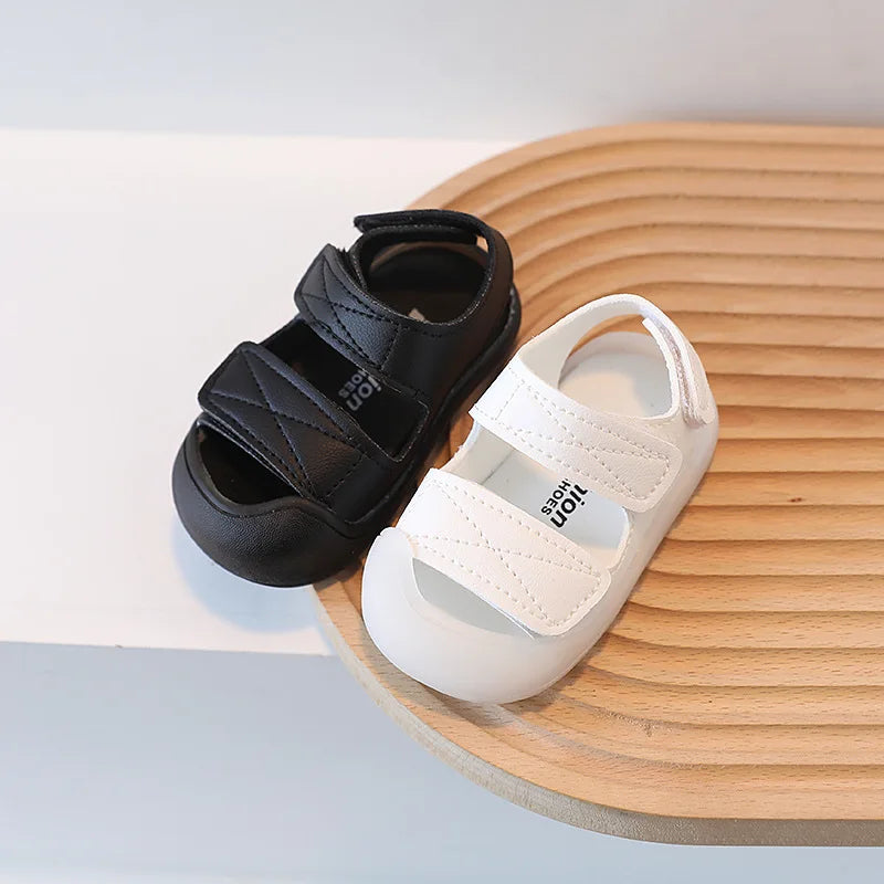 Kids Beach Sandals Summer Baby Girl Shoes Solid Color Infant Sandal
