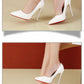 Temperament 12cm Super High Thin Heels Shoes Women Pumps Pointed Toe Colorful Patent Leather Stiletto Wedding Shoe Size 45