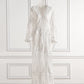 Jastie 2025 Summer Boho Women Maxi Dress Loose Embroidery White Lace long Tunic Beach Dress Vacation Holiday Women Clothing