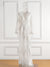 Jastie 2025 Summer Boho Women Maxi Dress Loose Embroidery White Lace long Tunic Beach Dress Vacation Holiday Women Clothing