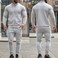 Casual Tracksuits Mens Autumn Fashion Side Striped Jackets And Pants Two Piece Sets For Men Sports Fitness Sweatsuits Streetwear