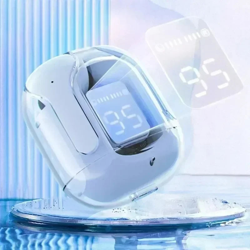 TWS T2 бездротові навушники з LED-дисплеєм заряду, стереозвук, Bluetooth 5.3 для iPhone, Xiaomi, Lenovo