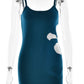 JULISSA MO Knit Print Vacation Sexy Backless Women Dress Blue Spaghetti Strap Mini Dress Female Summer New Casual Beachwear 2025