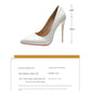Temperament 12cm Super High Thin Heels Shoes Women Pumps Pointed Toe Colorful Patent Leather Stiletto Wedding Shoe Size 45