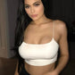 Sexy Tank Top Black Halter Crop Tops Women Summer Camis Backless Camisole Fashion Casual Tube Top Female Sleeveless Cropped Vest