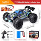 1:16 4WD RC автомобіль 70 км/год або 50 км/год з LED пультом дистанційного керування, високошвидкісний дрифт-монстр 4x4 вантажівка для дітей проти Wltoys 144001 іграшки
