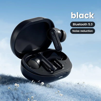Toocki Bluetooth 5.3 навушники справжні бездротові з сенсорним керуванням TWS HiFi стерео спортивні навушники з тривалим режимом очікування 320mAH