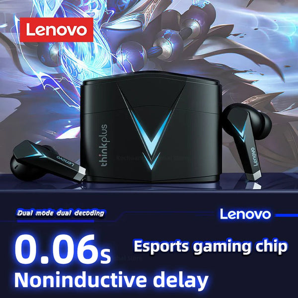 Оригінальні Lenovo LP6 TWS ігрові навушники з шумопоглинанням бездротові навушники HIFI музичні Bluetooth-навушники з двома режимами гарнітури