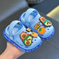 Children's Sandals DIY Female Cartoon Cute Dinosaur Home Soft Sole Indoor Small Children Toddler Baotou Baby Slippers Man