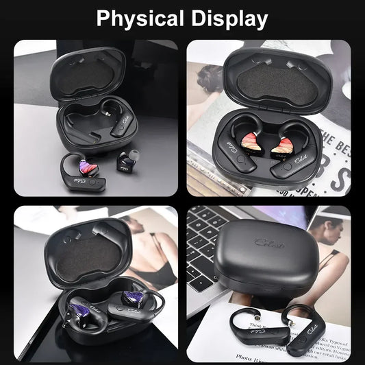 Навушники KINERA Celest T1 True Wireless Bluetooth 5.3 HIFI з вушним гачком Hi-Res для lgniteX Kuno Celest чорні