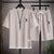 2025NewSummer New Mens Tracksuit Linen Fabric T-shirt and Shorts Two Piece Set Men Sports Suit Fashion Breathable Sets
