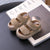 Children's Sandals Anti-kick Summer Shoes for Boy Solid Color Causal Kids Fashion Girls Walking Beach Sandals Non-slip Hook Loop