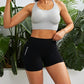 Women High Waist Workout Shorts Yoga Short Pant