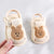 Cute Bear Soft Sole Comfortable Sandals for Infants and Toddlers Baotou Anti Kick First Step Shoes 0-18 Months