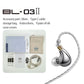 BLON New BL03 II 10mm Dual-Chamber Dynamic Driver IEM Hifi Earphones With 0.78mm 2Pin Detachable Cable 3.5 4.4mm BL03 2