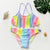 2-8Y New Fashion Kid Unicorn Design Bikini Set Lovely Two Pieces Child Swimwear Cute Girl Flouncing Swimsuit Summer Beachwear
