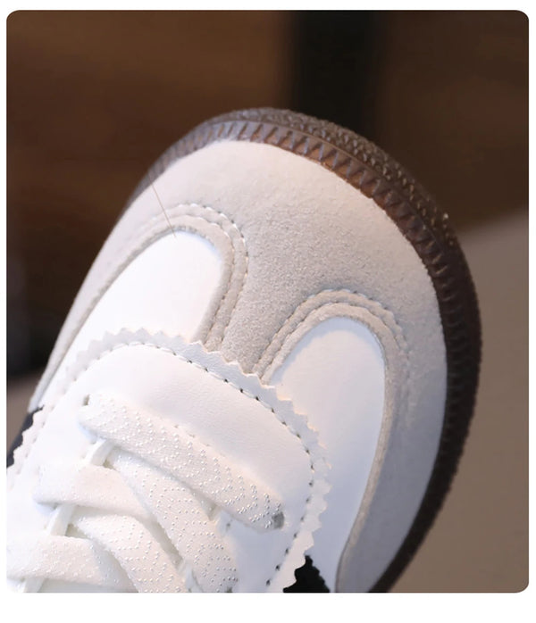 Spring Sport Shoes For Children PU Leather Ergonomics Kids Sneakers Soft-soled Children's Sneakers Boy's Girl's Tennis Shoes