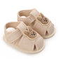 Cute Bear Soft Sole Comfortable Sandals for Infants and Toddlers Baotou Anti Kick First Step Shoes 0-18 Months