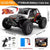 1:16 4WD RC автомобіль 70 км/год або 50 км/год з LED пультом дистанційного керування, високошвидкісний дрифт-монстр 4x4 вантажівка для дітей проти Wltoys 144001 іграшки